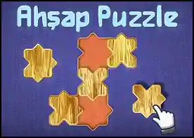 Ahşap Puzzle - Ahşap puzzle parçalarını sürükleyerek doğru boşluğa yerleştir