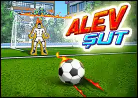 Alev Şut - Bu alevli futbol oyununda 60 saniye içinde kaleye atabildiğiniz kadar isabetli şut atın