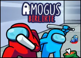 Amogus Birlikte - Amogus sahtekarı olmak isteyen mavi ve kırmızı çöp adamlar olarak birlikte hareket edip tüm mürettebatın işini bitirin