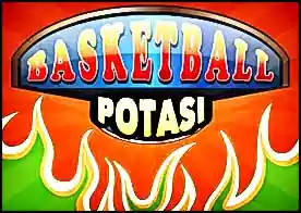 Basketbol Potası - Aradaki engellere rağmen basketbol topunu potaya sokmayı başar