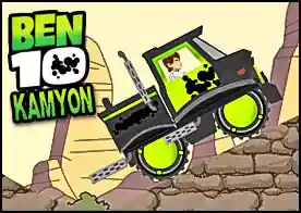 Ben 10 Kamyon - Ben 10 bu sefer süper kamyonu kullanarak güç toplarını topluyor