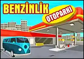 Benzinlik Otoparkı - Parketmeyi beceremeyen müşterilerin aracını benzinliğin otoparkına parket