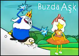 Buzda Aşk - Adventure Time kahramanlarından buz kral aşkına sevgisini göstermek istiyor