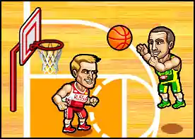 Çılgın Basketbol - Favori basketbolcunu seç ve rakibini eze eze topu potaya gönderip basketleri at