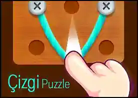 Çizgi Puzzle - Bu zorlu zeka oyununda çizgileri sürükleyip taşıyarak verilen şekli elde etmelisin tabi kolaysa