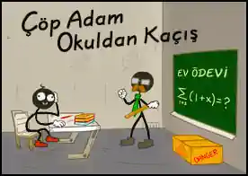 Çöp Adam Okuldan Kaçış