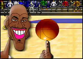 Efsanevi Jordan - Efsanevi NBA oyuncusu Michael Jordan ile basket atma yeteneğini göster