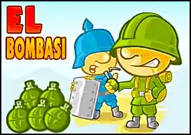 El Bombası - İki kişi karşılıklı oynayınca daha eğlenceli olan bu oyunda el bombasını rakibin sahasına göndermelisiniz