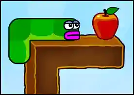 Elma Kurdu - Yeşil elma kurdu deliğe ulaşmak için elmaları yiyerek boyunu büyütmeli ve engelleri aşmalı