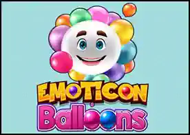 Emojili Balonlar - Sırasıyla birbirinin eşi olan iki emoji balona tıklayarak yok et