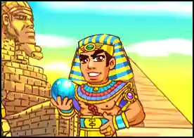 Eski Mısır Topları - Eski Mısır harabeleri eşliğinde 25 seviyelik top fırlatma oyunu sizi bekliyor