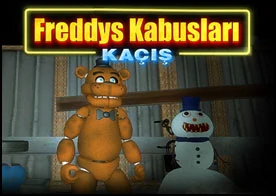 Freddys Kabusları Kaçış - Freddy ve kardan adam minyonları yine peşinizde onlara yakalanmadan kaçmanız lazım
