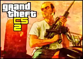 Grand Theft CS 2 - Cunter Strike türü mekanlarda düşmanları teker teker öldür