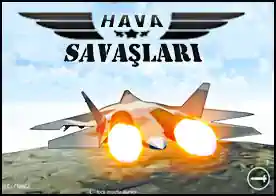 Hava Savaşları 4 - Gökyüzünde heyecan dolu bir savaş uçakları mücadelesi sizi bekliyor düşman uçağını kitle ve füzeyi gönder