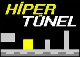 Hiper Tünel - Hiper bir tünelde hiper bir hızla yol alan sarı bir parçacıksın