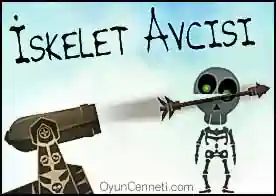 İskelet Avcısı - Karşına çıkan iskeletleri ok fırlatarak yok et