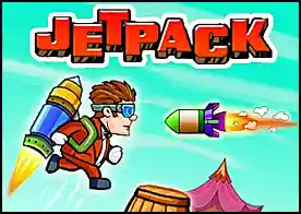 Jetpack - Maceracı kahramanımız jetpackı ile karşısına çıkan tüm engelleri aşarak yoluna devam ediyor