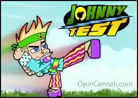 Johnny Test Kungfu - Johnny Test kungfu hocasından kungfu dersleri alıyor