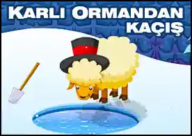 Karlı Ormandan Kaçış - Çeşitli nesne ve ipuçlarını kullanarak kilitli kapıyı aç karlı ormandan kurtul