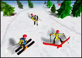 Kayak Yarışı - Karla kaplı tepelerde heyecan dolu bir kayak yarışı sizi bekliyor