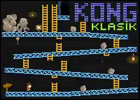 Kong Klasik - Atari zamanlarının meşhur oyunu kink kong html5 versiyonu ile karşınızda iyi oyunlar