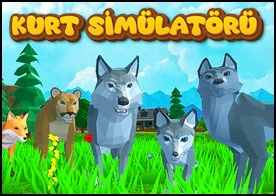 Kurt Simülatörü - Kurt simülatörü ile bir kurt olarak 3D ormanda dolaş vahşi hayvanları avla verilen görevleri yap kendi aileni kur