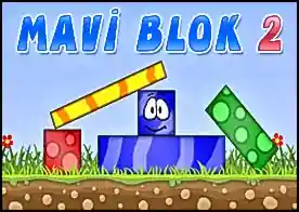 Mavi Blok 2 - Renkli blokları patlat mavi blokları birbirine kavuştur