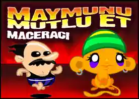 Maymunu Mutlu Et Maceracı - Minik maymunumuzu mutlu etmek için bu sefer maceracı adamın başarılı olması için çalışıyoruz