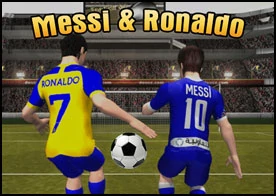 Messi ve Ronaldo - Ezeli rakipler Messi ve Ronaldo ile üç kare oyunu keyfi sizi bekliyor