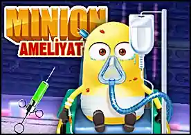 Minion Ameliyat - Minik minion muz yutmuş ve ameliyat olması gerekiyor ameliyatı başarıyla tamamla