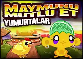 Maymunu Mutlu Et Yumurtalar