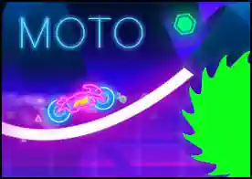 Moto 2 - Renkli ve göz alıcı parkurlarda ilerlerken çılgın hareketler yapın