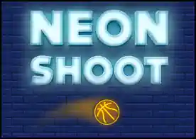 Neon Atış - Neon basketbol topunu düşürmeden basket yıldızları toplayarak basket potasından geçir