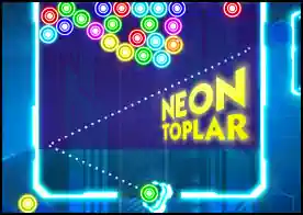 Neon Toplar - Kımıl kımıl yerinde duramayan neon topları birleştirip yok et