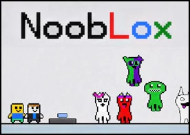 NoobLox - Noob ve Bacon'a canavarlara karşı olan maceralarında yardım edin
