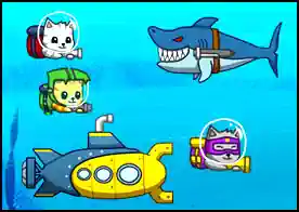 Nyan Kedi Gücü - Komutan Catherinenin emrindeki kedi nyan gücü denizaltı ile göreve gidiyor