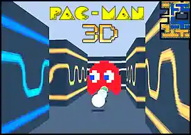 PacMan FPS 3D - Klasik pacman oyununu bu sefer FPS olarak 3 boyutlu ortamlarda oynuyoruz