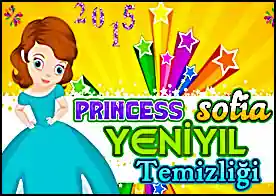 Prenses Sofia Temizlik - Prenses Sopia yılbaşı günü darmadağın olan evini toplaması gerekiyor