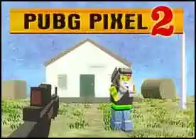 PUBG Pixel 2 - Online hayatta kalma tarzı oyunumuzda yine bırakıldığımız ıssız adadaki tüm rakipleri öldürüp hayatta kalmaya çalışıyoruz