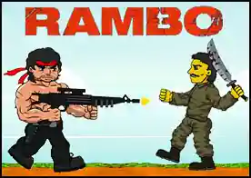 Rambo - Rambo olarak ormana git ve kaçırılan ajanları düşmanın elinden kurtar