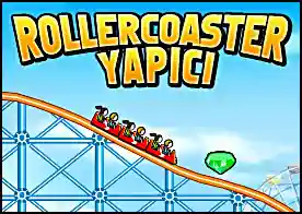 Rollercoaster Yapıcı - Kendi rollercoaster yolu kendin çiz yolcuları sağ salim bitişe götür