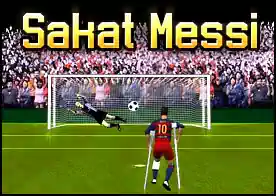 Sakat Messi - Sahaya koltuk değnekleriyle çıkan sakat Messi acaba penaltı atışlarını gole çevirebilecek mi?