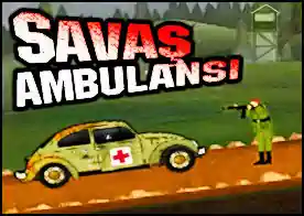 Savaş Ambulansı - Önüne çıkan engelleri ve düşmanları ezerek ambulansı hedefe ulaştır