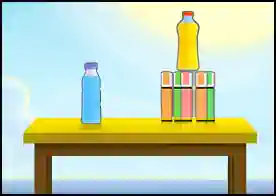Şişe Çevirmece - Sabrınızı ve becerinizi test edebileceğiniz bu oyunda şişeleri çevirip düz düşüreceksiniz
