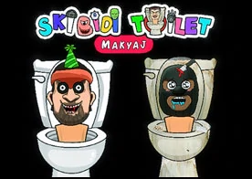 Skibidi Tuvalet Makyaj - En tuhaf en eğlenceli ve türünün tek örneği banyo canavarlarıyla dolu benzersiz tuvalet yaratıkları makyajı sizi bekliyor