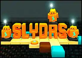 Slydrs - Komik sevimli turuncu robotlarla bu blok-sürükleme türü puzzle oyununda iyi eğlenceler dileriz