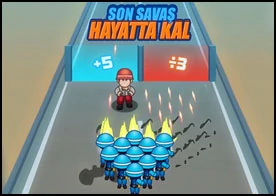 Son Savaş Hayatta Kal - Yığınla üzerinize gelen asker dalgalarından kaçın ve savaşın