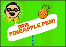 Süper Delici Kalem - Meşhur Gangnam Style müziği eşliğinde süper delici kalemi fırlatarak meyveleri havada vuruyoruz