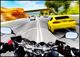 Süper Hızlı Motosiklet - Kaskını tak ve süper hızlı motosikletine atlayıp zaman dolmadan bitiş çizgisine ulaş tabi bu pek kolay olmayacak