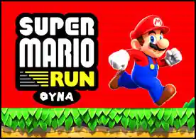 Süper Mario Run - Kaçırılan prensesin peşinden koşan süper mario ya yardım edin.